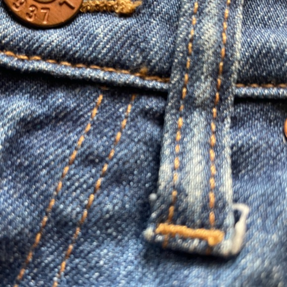 Madewell Flea Market Flares • 70s High Rise Flare Jeans • Faded Blue Size 25 - Picture 4 of 11